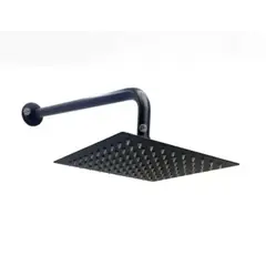 C&A - Ducha Española Negra 10 pulgadas