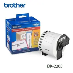 BROTHER - Cinta DK-2205 62 mm x 30,4 m Rollo Continuo etiquetadora
