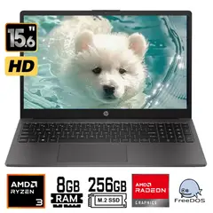 HP - Laptop Hp 255 G10 AMD Ryzen 3 7320U Ram 8Gb SSD 256Gb 15.6"HD FreeDos