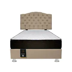 BARAKA HOME - Dormitorio Huston 1.5 Plz - Beige Claro