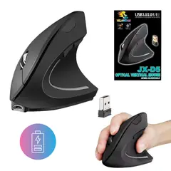 SEISA - Mouse Inalambrico Vertical Ergonomico Recargable Laptop Y Pc