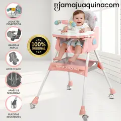 BABY - Silla de Comer con Mecedora «LULÚ» con juguete Melón