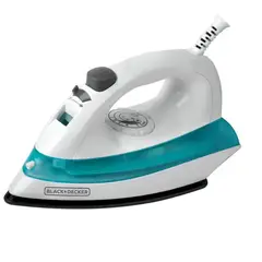 BLACK+DECKER - Plancha Eléctrica 1100 watts turqueza/Blanco IRBD100-CL
