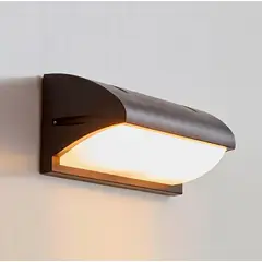 GENERICO - Aplique Lampara de Exterior Led 12W Luz Calida