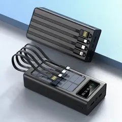 GENERICO - CARGADOR PORTATIL 10000MAH 4 MULTI ENTRADAS