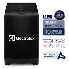 ELECTROLUX - Lavadora Carga Superior 18kg Negro EWIP18F2XSWB