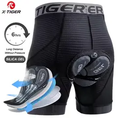 GENERICO - Short Largo O Culote C Gel Anti-shock Para Ciclismo - S
