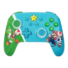NINTENDO - Mando Inalámbrico Pro Controller Switch Power A MARIO FRIENDS