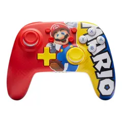 NINTENDO - Mando Inalámbrico Pro Controller Switch Power A Nano Mario