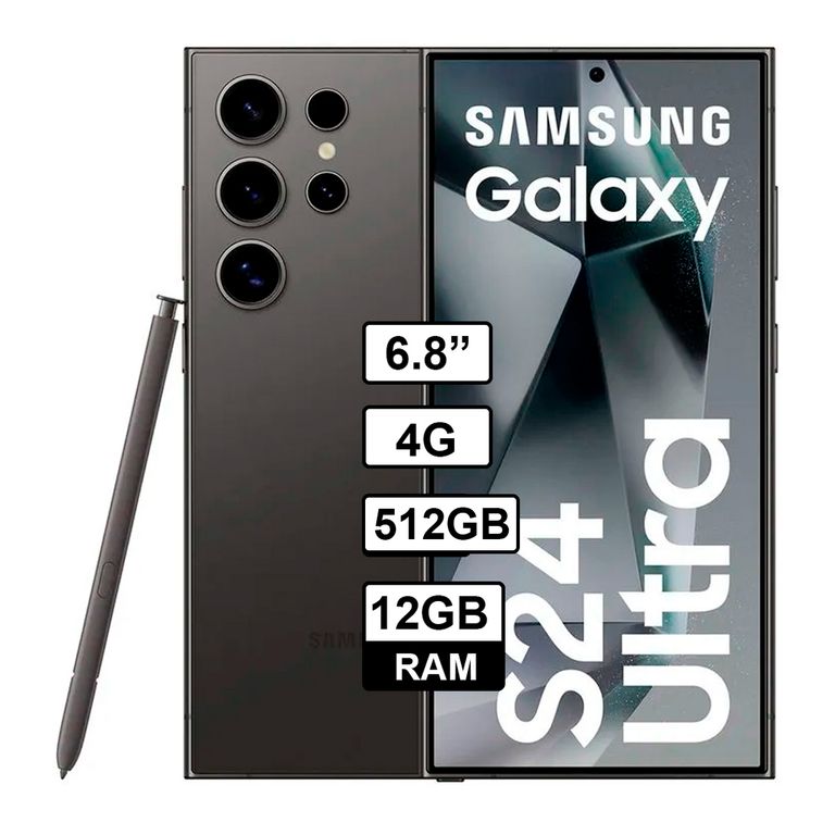 SAMSUNG GALAXY S24 ULTRA 512GB 12GB RAM COLOR NEGRO
