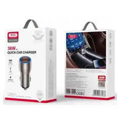XO SIMPLE IS BEAUTY - Cargador de coche XO-CC52 36w QC3.0 2 puertos USB-A