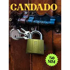 GENERICO - CANDADO DE HIERRO Y ACERO INOXIDABLE DE 50 MM