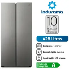 INDURAMA - Refrigeradora No Frost Indurama RI-769 de 428L con Compresor Inverter