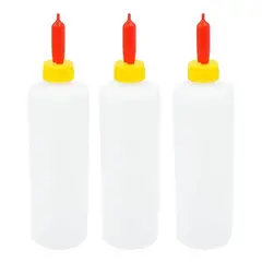 GENERICO - BIBERON BOTELLA 400ML LECHON CORDERO CACHORRO AMARILLO