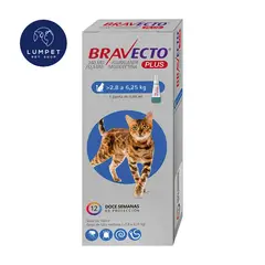 BRAVECTO - Plus Gato 2,8 - 6,25 kg