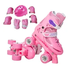 EASY FIT - Patines Infantiles Más Protectores Y Cascos M