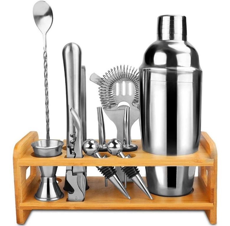 Juego De Cocteleria Set De Bar Profesional 12 Piezas