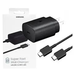 SAMSUNG - Cargador para 25w power negro