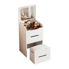 GENERICO - Tocador con Sillón Plegable Blanco