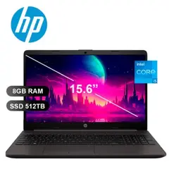 HP - Laptop 250 G10 Intel Core i5-1334U, 8Gb Ram, 512Gb SSD, 15.6” HD Gris Oscuro-B5UU9AT