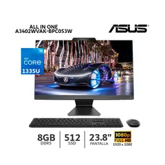 ASUS - All in One A3402WVAK-BPC053W Intel Ci5-1335U 8Gb Ram 512Gb SSD 10núcleos
