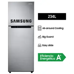 SAMSUNG - Refrigeradora 234 litros Silver RT22FARADS8/PE