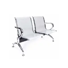 GENERICO - SILLA DE ESPERA TANDEM CROMADA ST 2 ASIENTOS