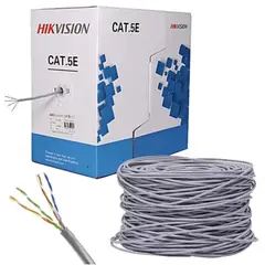 HIKVISION - ROLLO DE CABLE UTP 4 PARES CATEGORIA 5E