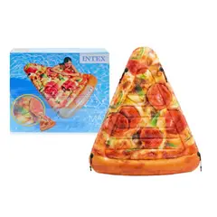 Intex - Colchoneta flotante pizza