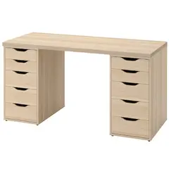 MUEBLES CRISOSTOMO - Escritorio de Melamina Moderno Malva 140cm