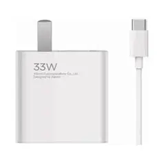 XIAOMI - Cargador 33w con Cable C Redmi note 11 Redmi Note 10 Poco M3