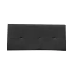 MUEBLES MACRUMO - Cabecera Aérea Reforzada Brisa con tela antifluida de King color Negro