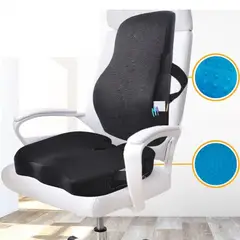 OEM - Duo Cojín Asiento  y Respaldar Viscogel para Auto u oficina