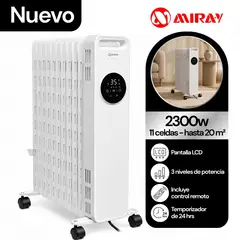 MIRAY - Estufa Termo Radiador Miray TRM-1105D 11 Celdas