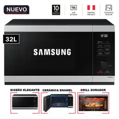 SAMSUNG - Horno Microondas 32 LT C/Dorador MG32DG4524ATPE