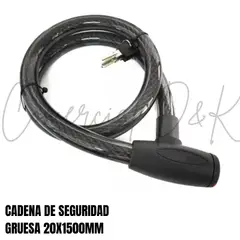 GENERICO - CADENA SEGURIDAD 20X1500MM MOTO REFORZADA