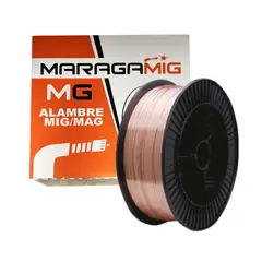 MARAGA - Soldadura Alambre MIG MAG 080 Mm 0030 ER70S-6 Rollo de 15 Kg