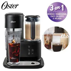 OSTER - Cafetera Frape 3 en 1 con Licuadora 900W BVSTDC03B