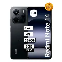 XIAOMI - Redmi Note 14 4G 8GB RAM/ 256GB NEGRO
