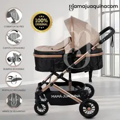 BABY - Coche Moisés Travel System «MILLION COMFORT» Edición Limitada Beige