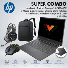 HP - LAPTOP VICTUS GAMING 15-FB2063DX 15.6" FHD IPS RYZEN 5 7535HS MEMORIA 8GB DISCO 512GB SSD