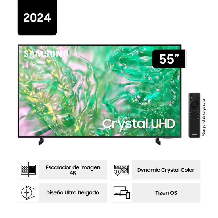 Televisor 55" Pulg Crystal Smart TV Tizen UHD 4K 55DU800GXPE