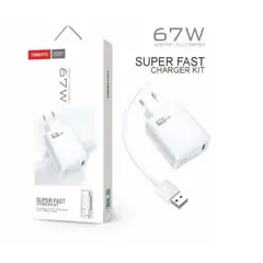 TRANYOO - CARGADOR SMARTPHONE DE CARGA RAPIDA 67W ENTRADA TIPO C