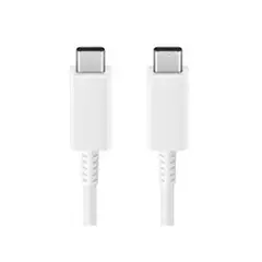 GENERICO - Cable Tipo C a C para Galaxy A80 S20 S21 S22 Note 9 Note 8 A72 Blanco