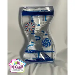 GENERICO - Botella de la calma Espiral Azul