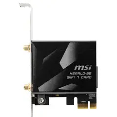 Msi - Tarjeta de Red PCIe MSI HERALD-BE WiFi 7 MAX con Bluetooth 5.4