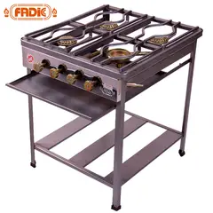 FADIC - Cocina Semi Industrial 4 Hornillas N°3 FSI04-02