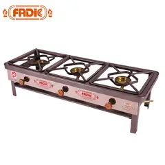 FADIC - Cocina de Mesa Semi Industrial 3 Hornillas N°3 FSI03-21