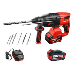 RANKOR - Rotomartillo inalámbrico Sds Plus 3.2 Joules industrial Rankor