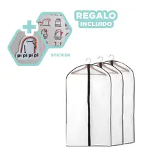 GENERICO - Pack5 Cobertura para Cuidado de Trajes Y+Regalo Stickers